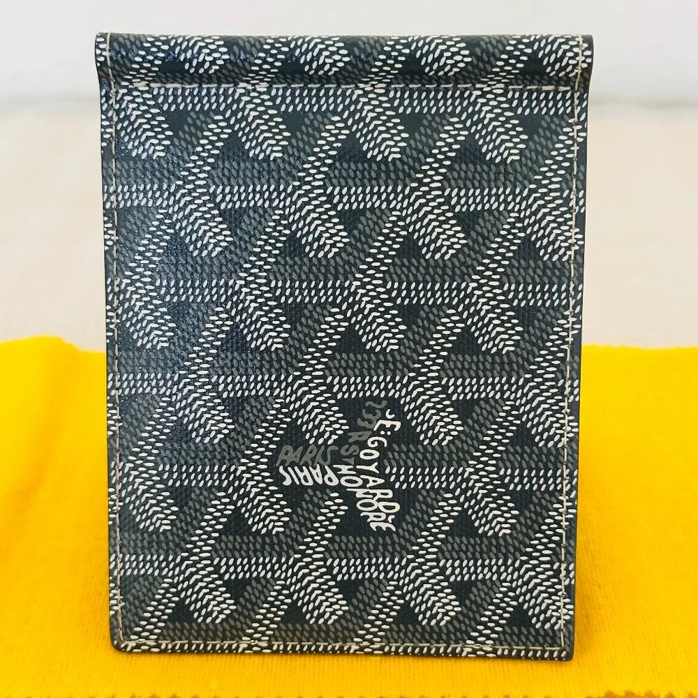 👝 New 👝 100% Authentic Goyard Saint Thomas Bill Fold Money Clip Wallet , Grey
